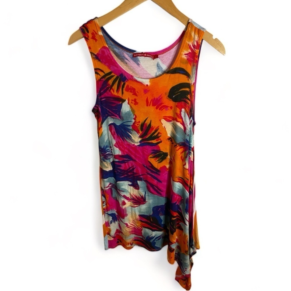KRIMSON KLOVER KK Dress Colorful Beach Vacation‎ size Small S Cover Up Woman’s